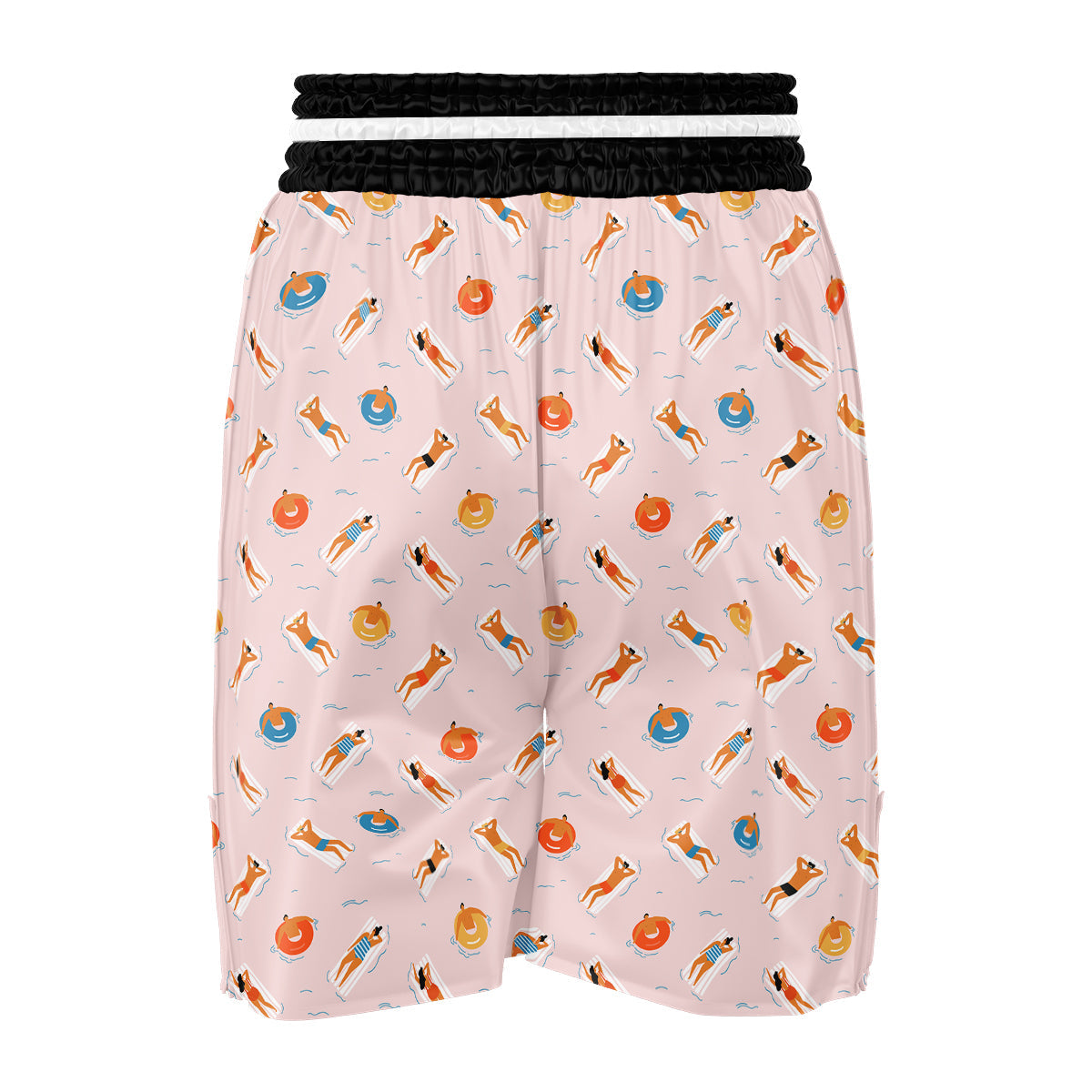 Summer Time Relixing Print Pattern Boxing Shorts-grizzshop