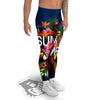 Summer Tropical Birds And Flowers For Travel Print Men's Leggings-grizzshop