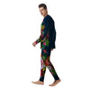 Summer Tropical Birds And Flowers For Travel Print Men's Pajamas-grizzshop