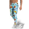 Summer Vacation Travel Print Pattern Men's Leggings-grizzshop