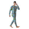 Summer Vacation Travel Print Pattern Men's Pajamas-grizzshop