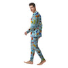 Summer Vacation Travel Print Pattern Men's Pajamas-grizzshop