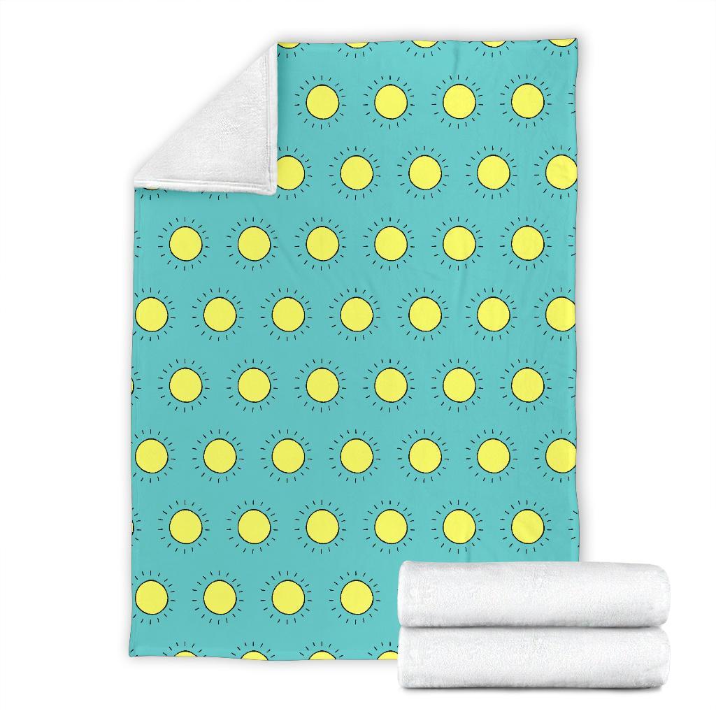 Sun Cute Pattern Print Blanket-grizzshop