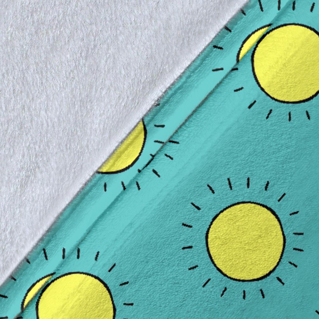 Sun Cute Pattern Print Blanket-grizzshop