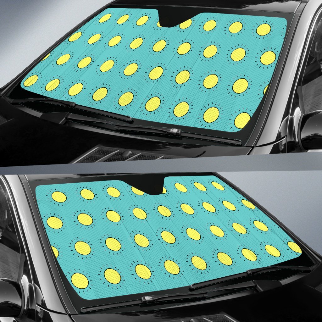 Sun Cute Pattern Print Car Sun Shade-grizzshop