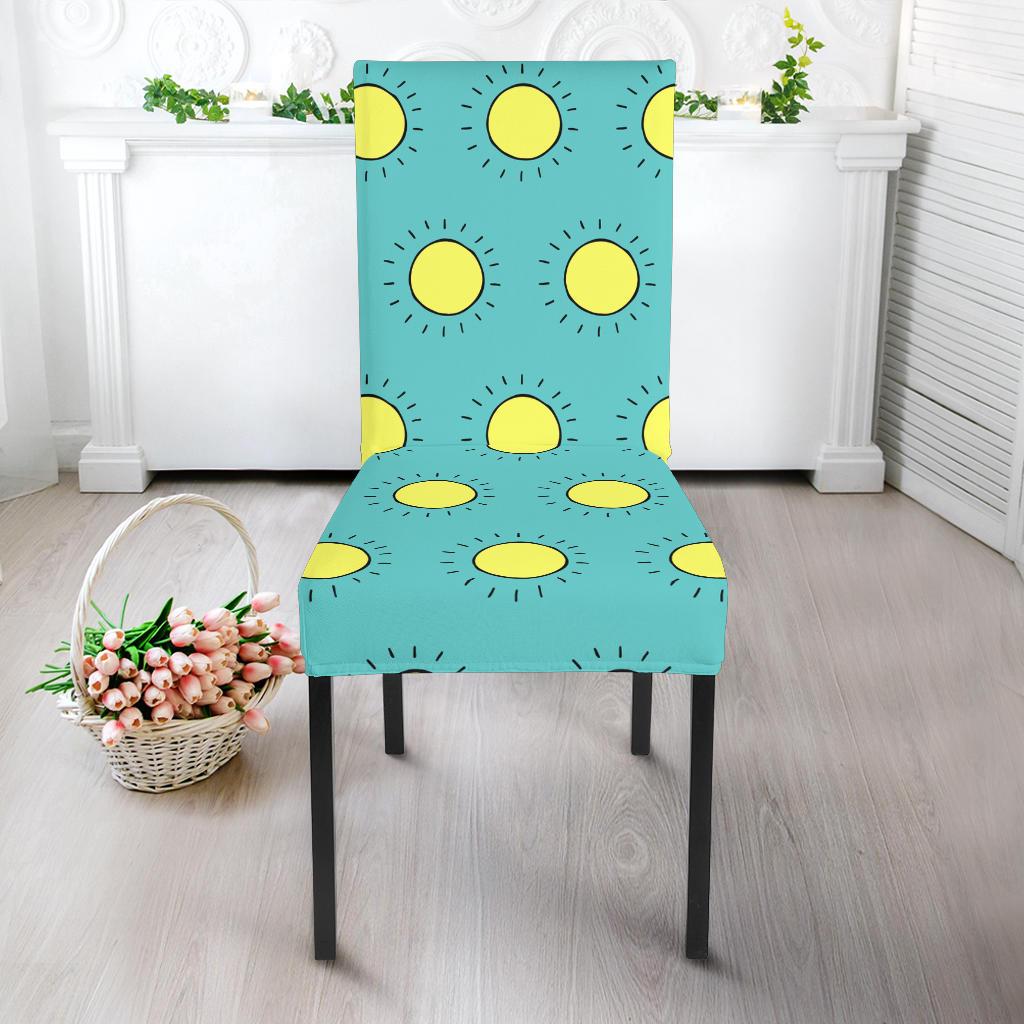 Sun Cute Pattern Print Chair Cover-grizzshop