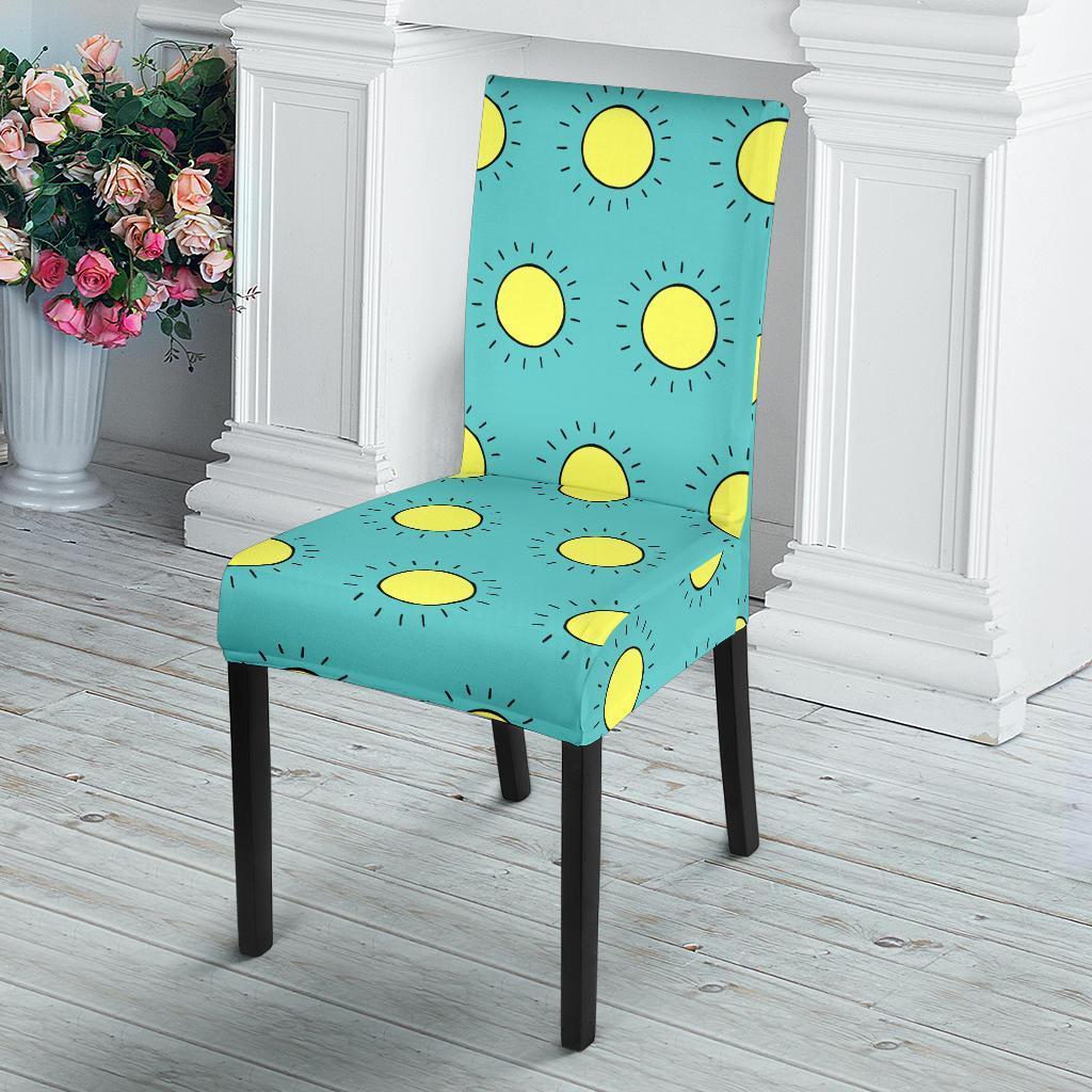 Sun Cute Pattern Print Chair Cover-grizzshop