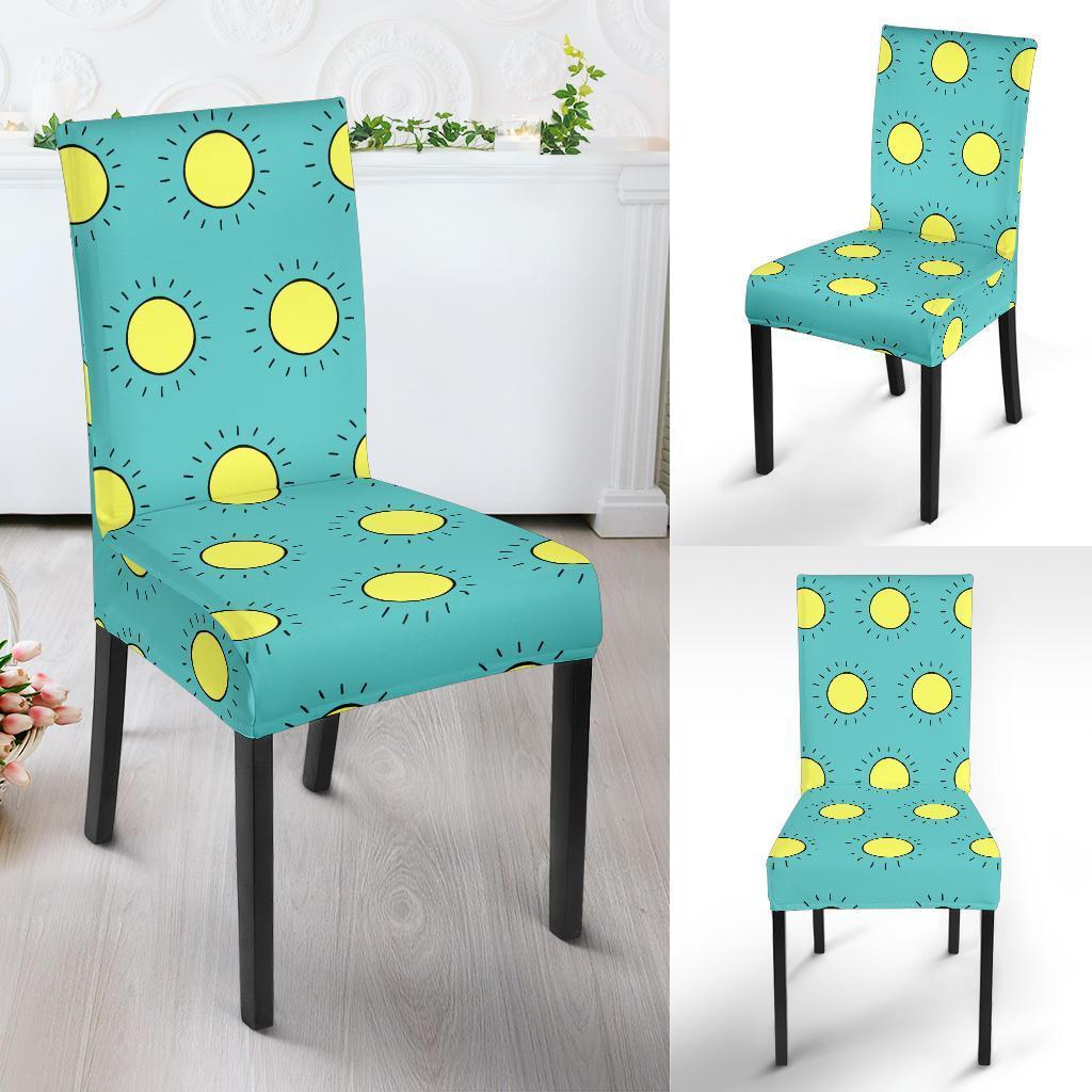 Sun Cute Pattern Print Chair Cover-grizzshop