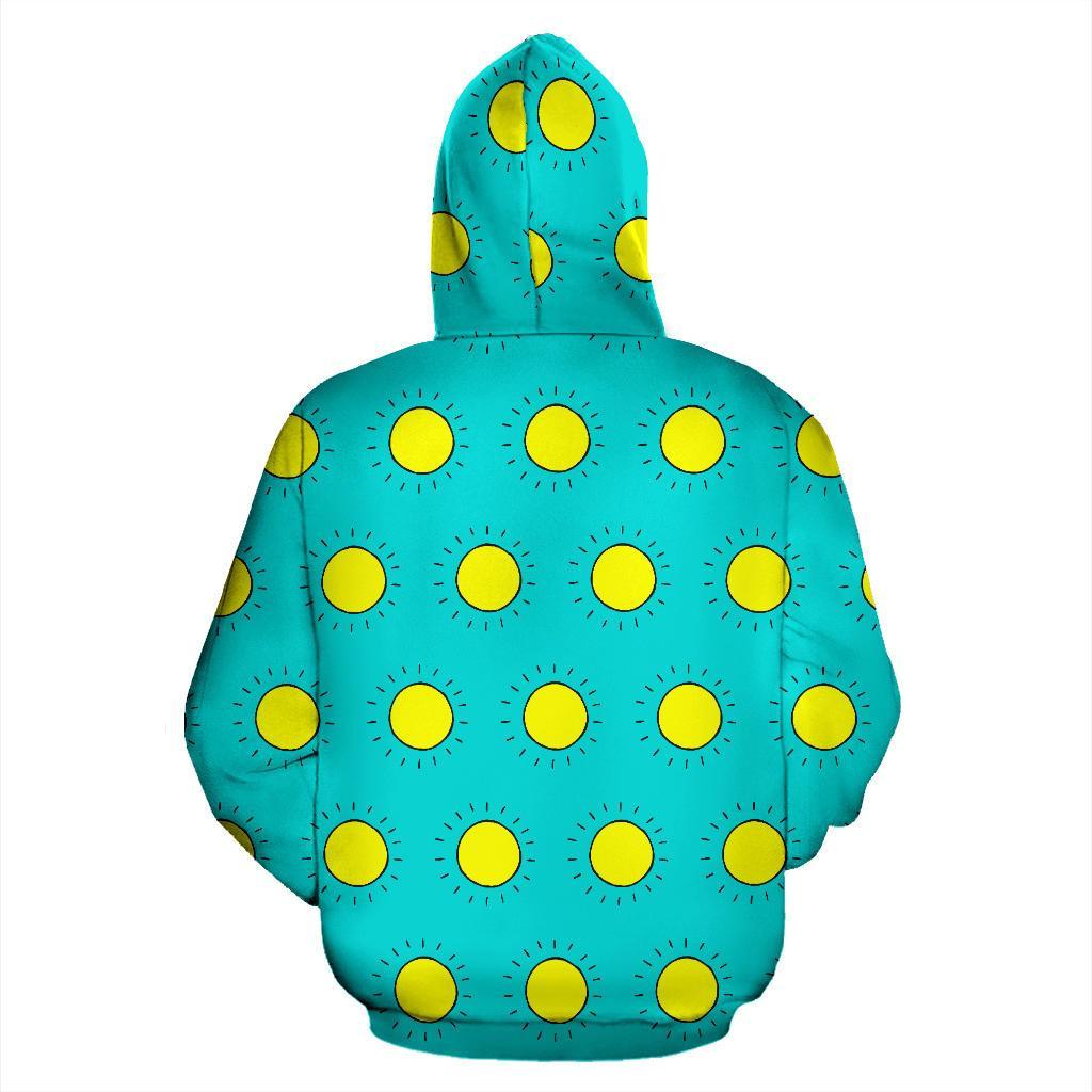 Sun Cute Pattern Print Men Women Pullover Hoodie-grizzshop