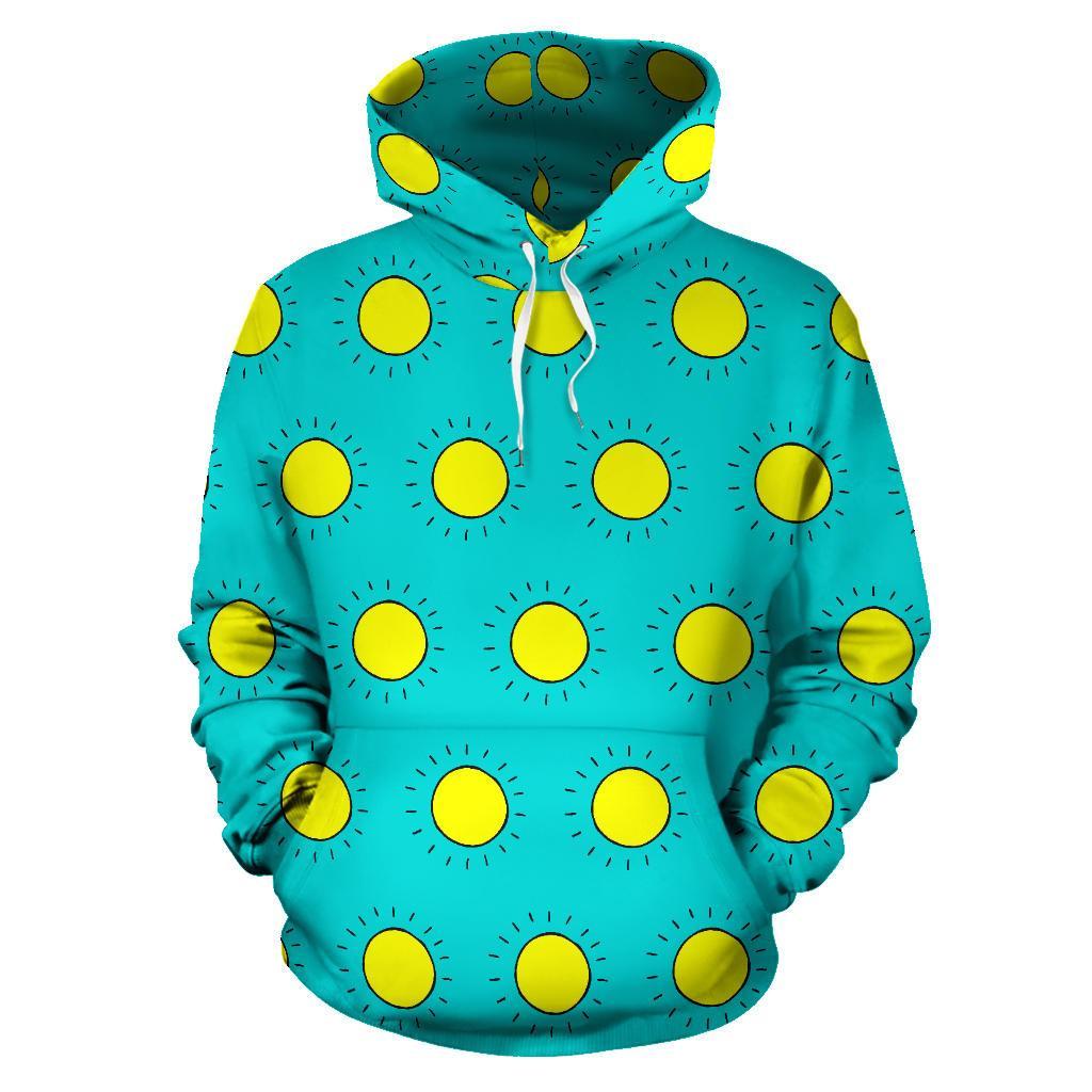 Sun Cute Pattern Print Men Women Pullover Hoodie-grizzshop