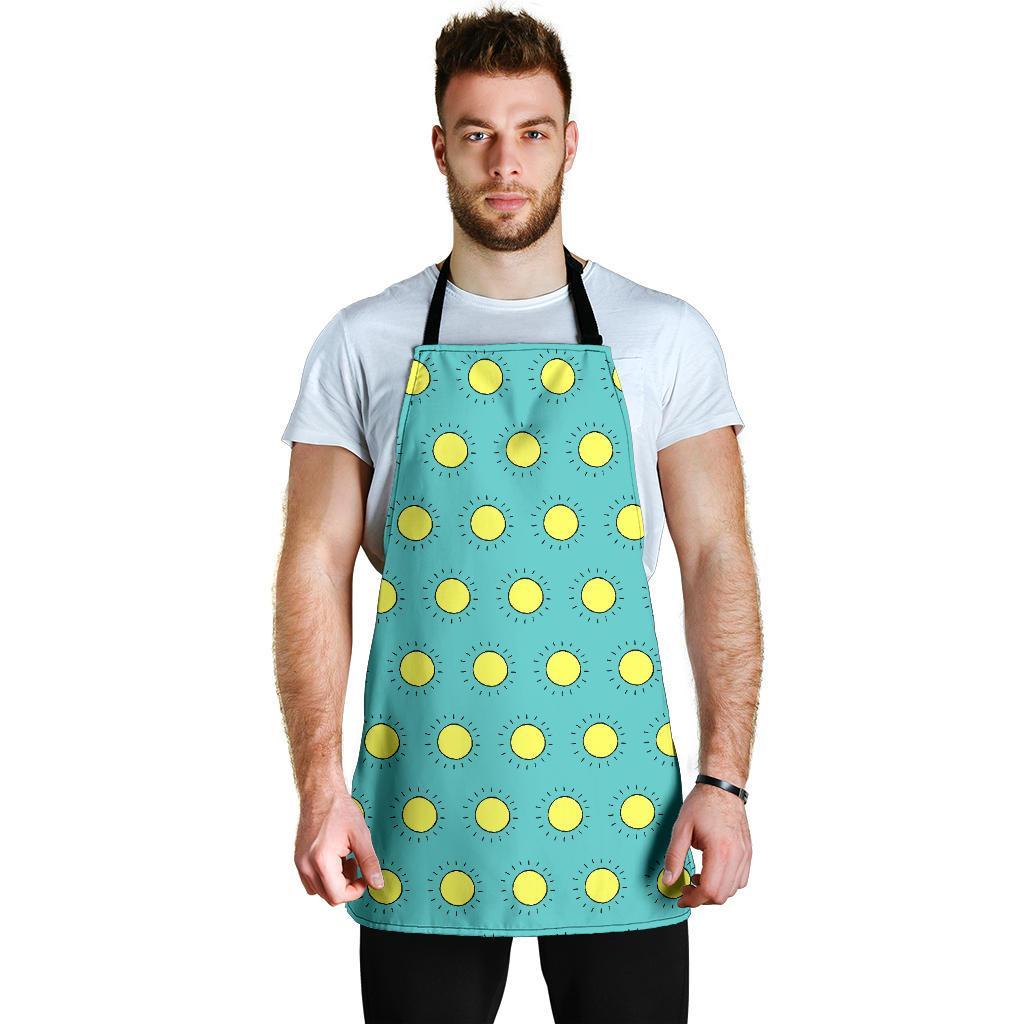 Sun Cute Pattern Print Men's Apron-grizzshop