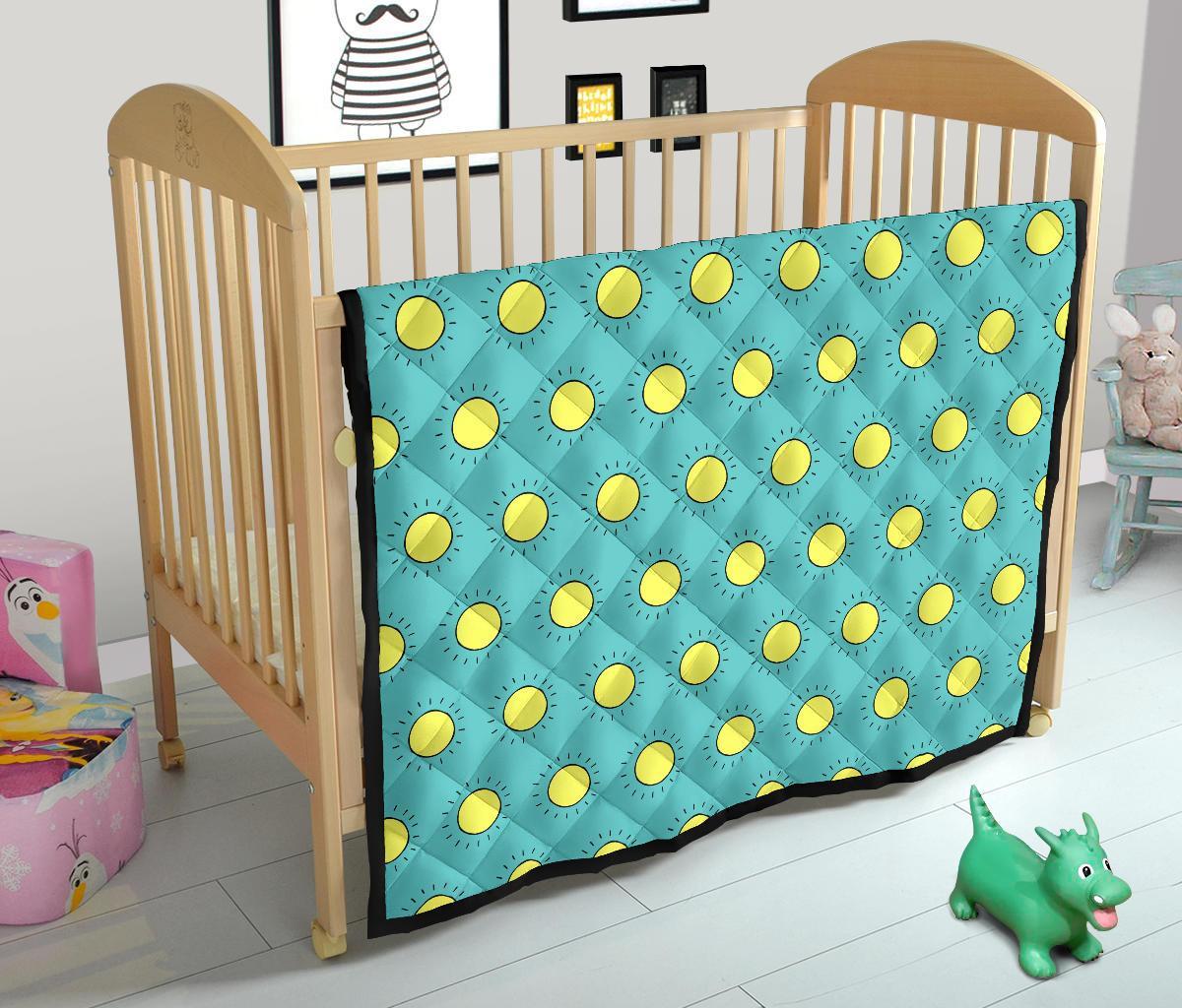 Sun Cute Pattern Print Quilt-grizzshop