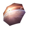 Sun Galaxy Space Earth Print Foldable Umbrella-grizzshop
