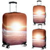 Sun Galaxy Space Earth Print Luggage Cover Protector-grizzshop