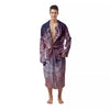 Sun Mandala Print Men's Robe-grizzshop