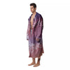 Sun Mandala Print Men's Robe-grizzshop