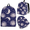 Sun Moon Celestial Pattern Print Backpack-grizzshop