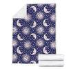 Sun Moon Celestial Pattern Print Blanket-grizzshop