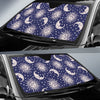 Sun Moon Celestial Pattern Print Car Sun Shade-grizzshop
