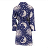 Sun Moon Celestial Pattern Print Men Long Robe-grizzshop