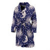 Sun Moon Celestial Pattern Print Men Long Robe-grizzshop