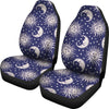 Sun Moon Celestial Pattern Print Universal Fit Car Seat Covers-grizzshop