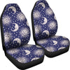 Sun Moon Celestial Pattern Print Universal Fit Car Seat Covers-grizzshop