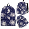 Sun Moon Pattern Print Backpack-grizzshop