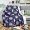 Sun Moon Pattern Print Blanket-grizzshop