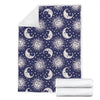 Sun Moon Pattern Print Blanket-grizzshop