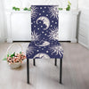 Sun Moon Pattern Print Chair Cover-grizzshop