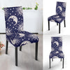 Sun Moon Pattern Print Chair Cover-grizzshop