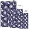 Sun Moon Pattern Print Floor Mat-grizzshop