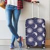 Sun Moon Pattern Print Luggage Cover Protector-grizzshop