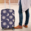 Sun Moon Pattern Print Luggage Cover Protector-grizzshop