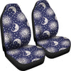 Sun Moon Pattern Print Universal Fit Car Seat Covers-grizzshop