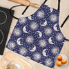 Sun Moon Pattern Print Women's Apron-grizzshop