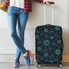 Sun Moon Print Pattern Luggage Cover Protector-grizzshop