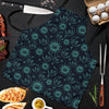 Sun Moon Print Pattern Men's Apron-grizzshop