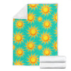 Sun Pattern Print Blanket-grizzshop