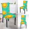 Sun Pattern Print Chair Cover-grizzshop