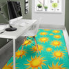 Sun Pattern Print Floor Mat-grizzshop