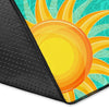 Sun Pattern Print Floor Mat-grizzshop