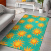 Sun Pattern Print Floor Mat-grizzshop