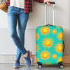 Sun Pattern Print Luggage Cover Protector-grizzshop