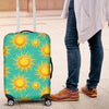 Sun Pattern Print Luggage Cover Protector-grizzshop