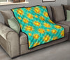 Sun Pattern Print Quilt-grizzshop