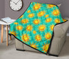 Sun Pattern Print Quilt-grizzshop