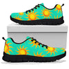 Sun Pattern Print Sneaker Shoes For Men Women-grizzshop