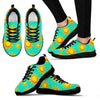 Sun Pattern Print Sneaker Shoes For Men Women-grizzshop